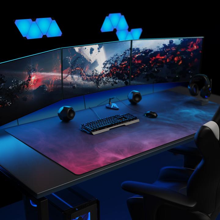 Produktbild Titanwolf Gaming Mauspad, XXXL Speed Gaming Mausmatte, Mousepad Extragrosse Fläche von 1500 x 800mm, Smoke (XXL)