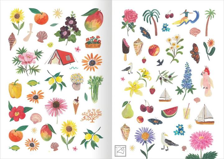 Actual product image Sticker love - Nature (300 Sticker)