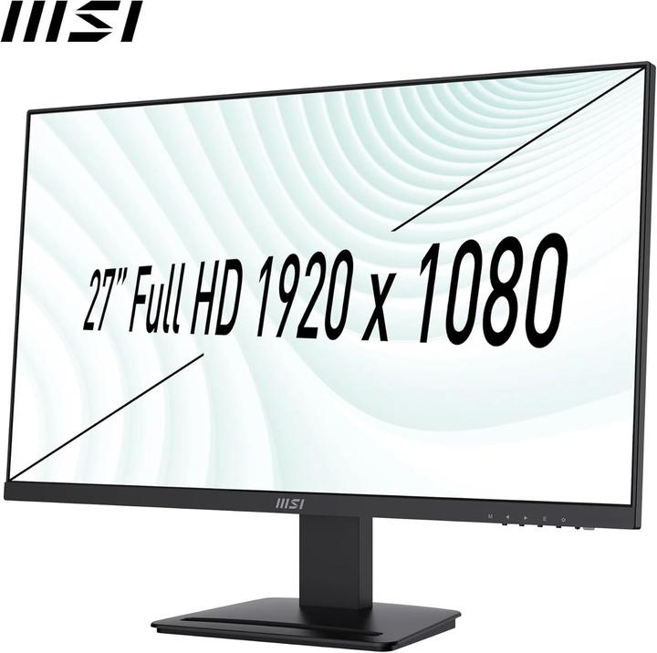 Produktbild MSI MON 27IPS HDMI DP VGA BK MM FHD PRO MP273A BLACK 16:9 (1920 x 1080 Pixel, 27")