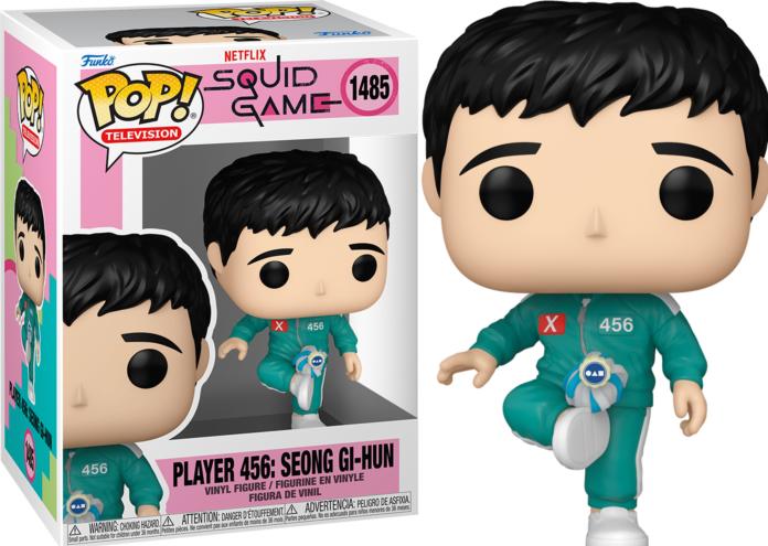 Actual product image Funko Squid Game POP! Television Vinyl Figur Player 456 Seong Gi-Hun (Kicking Jegi) 9 cm