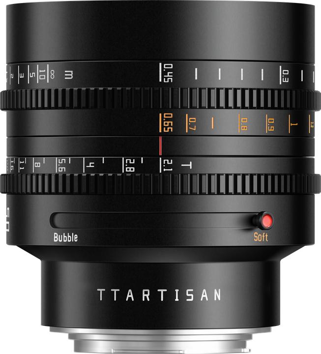 Image du produit TTArtisan FF 50mm T2.1 RF (Black) (Canon RF, Plein format)