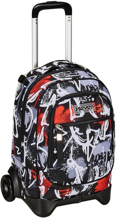 Seven Trolley 3-en-1 transformable en sac à dos avec roues rétractables (35 l)