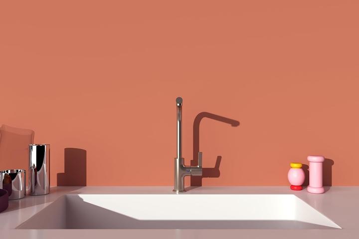 Actual product image Ideal Standard køkkenarmatur Gusto Silver Storm