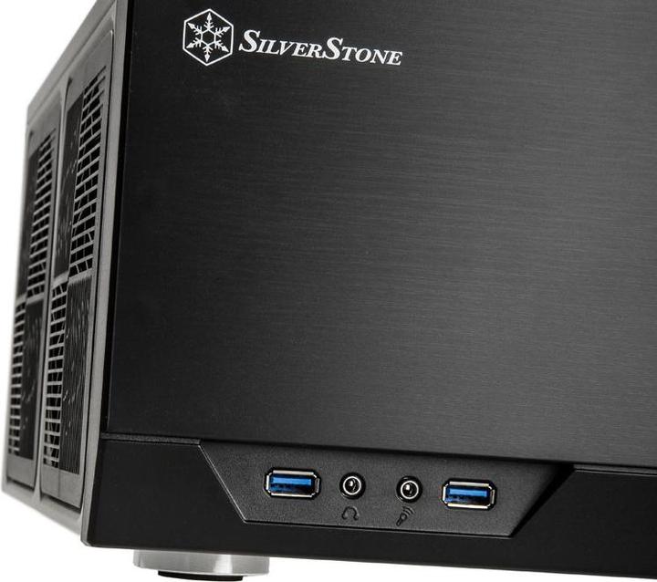 Actual product image Silverstone Sst-Gd09b (ATX, mATX)