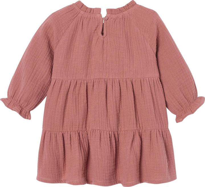 Image du produit Vertbaudet Mädchen Baby Volantkleid aus Baumwollmusselin (92)