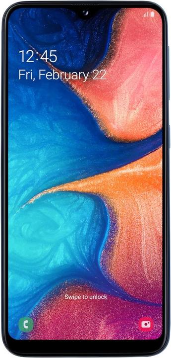 Image du produit Samsung Galaxy A20e (32 Go, Bleu, 5.80", Double SIM + SD, 4G)