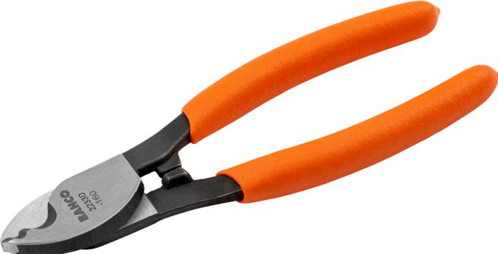 Produktbild Bahco 2233D-200IP, Wire cutting pliers, 3 cm, 2.8 cm, 1.2 cm, Carbon steel, PVC, Orange (200 mm)
