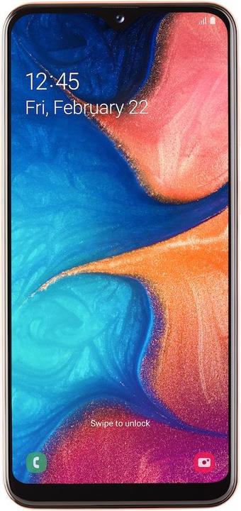 Image du produit Samsung Galaxy A20e (32 Go, Corail, 5.80", Double SIM + SD, 4G)