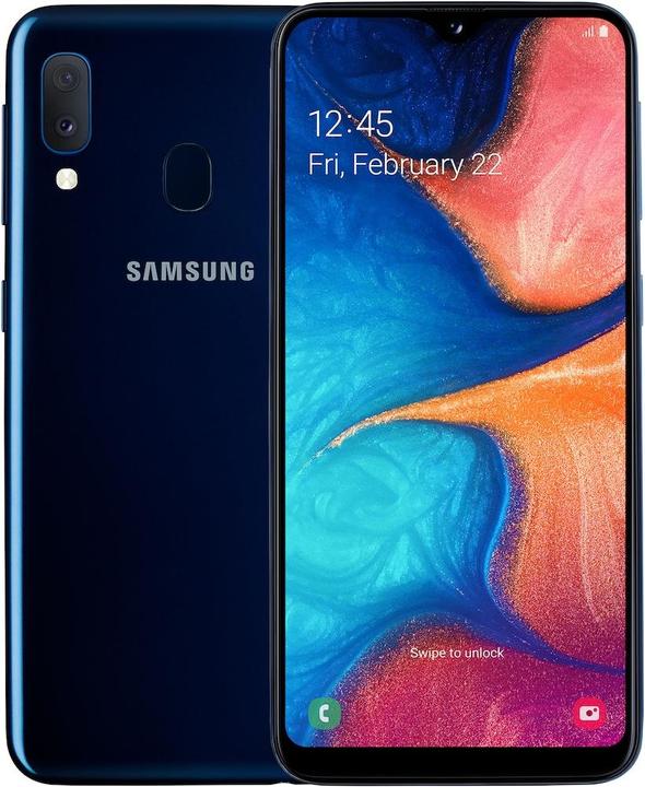 Image du produit Samsung Galaxy A20e (32 Go, Bleu, 5.80", Double SIM + SD, 4G)