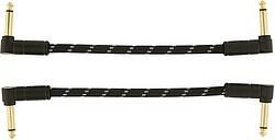 Image du produit Fender Câble Deluxe 15cm bktw 2Pack 2ang (0.15 m)