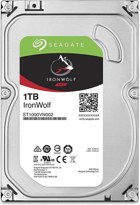 Actual product image Seagate IronWolf (1 TB, 3.5", CMR)