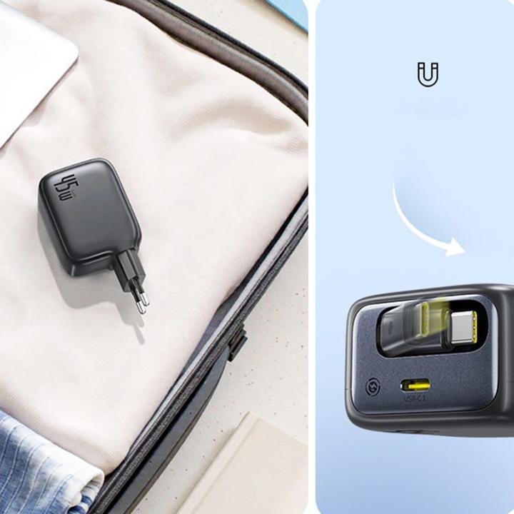 Produktbild Baseus EnerCore CJ11 Charger Retractable (45 W, 2 Ports)