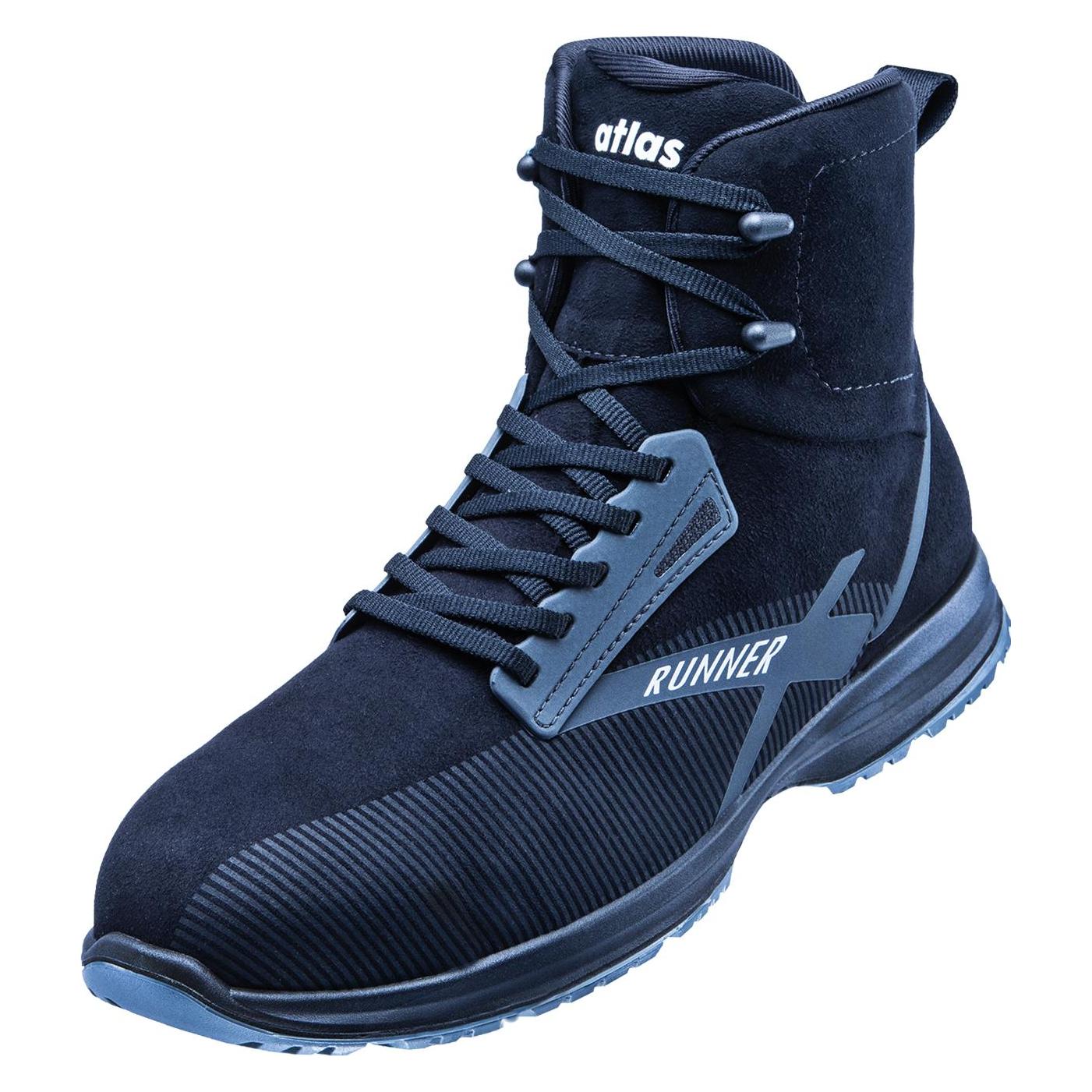 Atlas, Werkschoenen, Hoge Veiligheidsschoenen S3 Esd Runner 105, Zwart, Maat 44 (S3, 44)