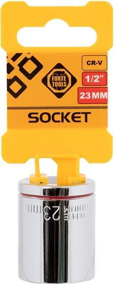 Actual product image Forte tools SOCKET 1/2 23MM