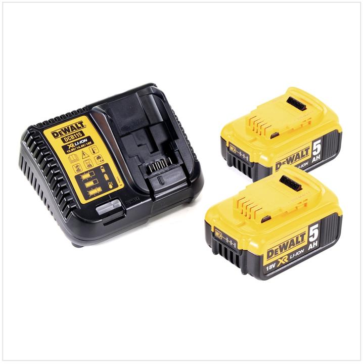 Image du produit DeWalt DCG 406 P2 18 V Meuleuse d'angle sans fil 125 mm Brushless + 2x Batteries 5 Ah + Chargeur + (125 mm)