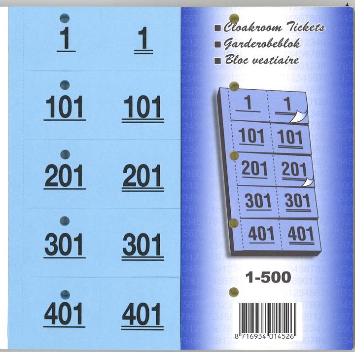 Holland Bingo Wardrobe block with hole 1-500