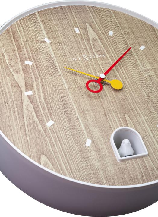 Image du produit Nextime Horloge murale Nightingale Blanc (30 cm)