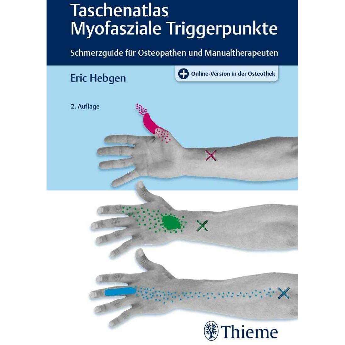Taschenatlas Myofasziale Triggerpunkte, Fachbücher von Eric Hebgen