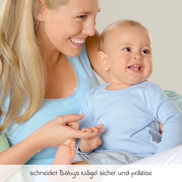 Immagine prodotto NUK Forbici per unghie per bambini, sicure e precise, per la cura delle unghie dei bambini, con