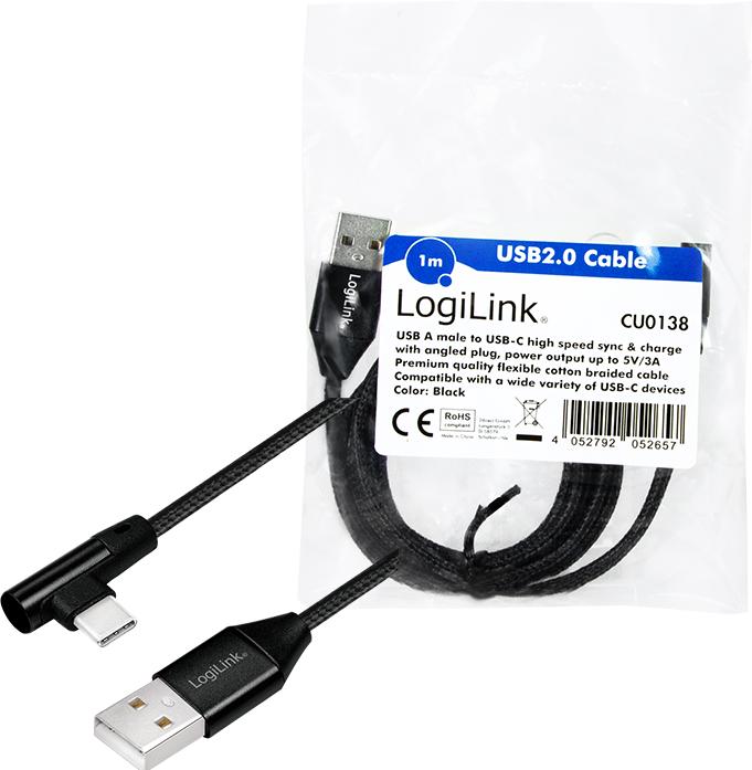Actual product image LogiLink CU0138 (1 m, USB 2.0, 5 W)