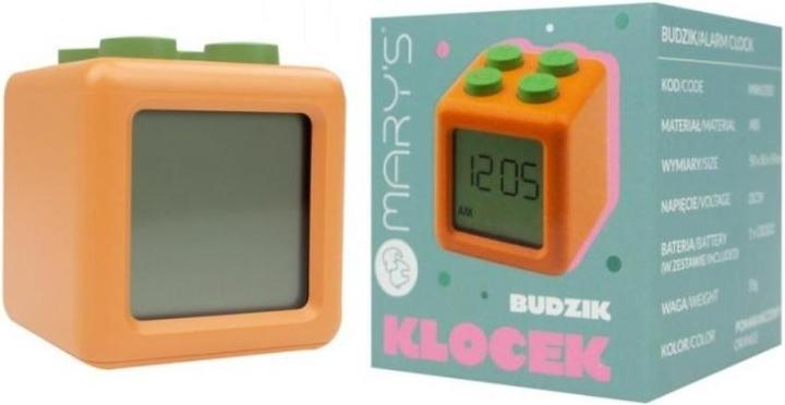 Produktbild Marys Wecker Würfel Orange
