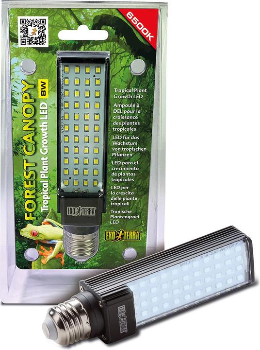 Exo Terra Lamp Forest Canopy LED, 6500K, 8W (UVB)