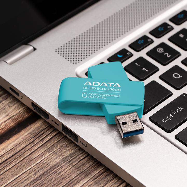 Actual product image Adata UC310 ECO 256 GB (green, USB-A 3.2 Gen 1) (256 GB, USB-A)