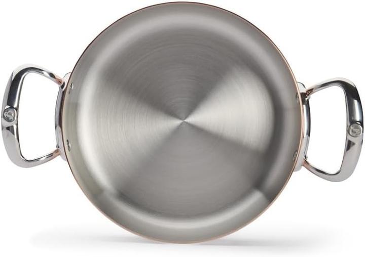 Produktbild de Buyer Inocuivre Bratentopf mit Deckel (Bräter + Schmortopf, Edelstahl, Kupfer, 24 x 7.50 cm)