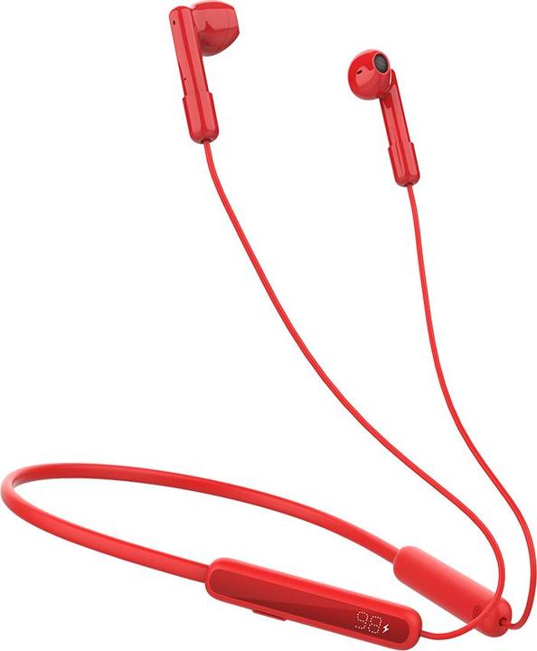 Produktbild Joyroom Magnetic Wireless Neckband Headphones, JR-DS1, (red) (20 h, Kabellos)