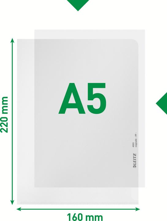 Immagine prodotto Leitz Tasche trasparenti PP A5 (A4, 100x)
