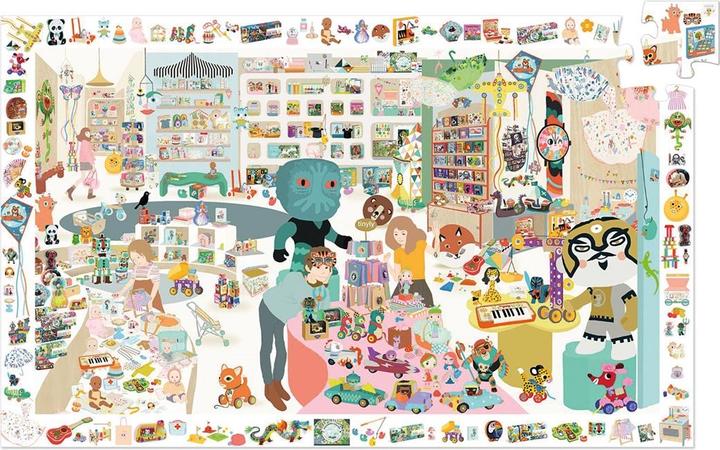 Immagine prodotto Djeco Puzzle a oggetti nascosti piccolo negozio 100 pezzi (100 pezzi)