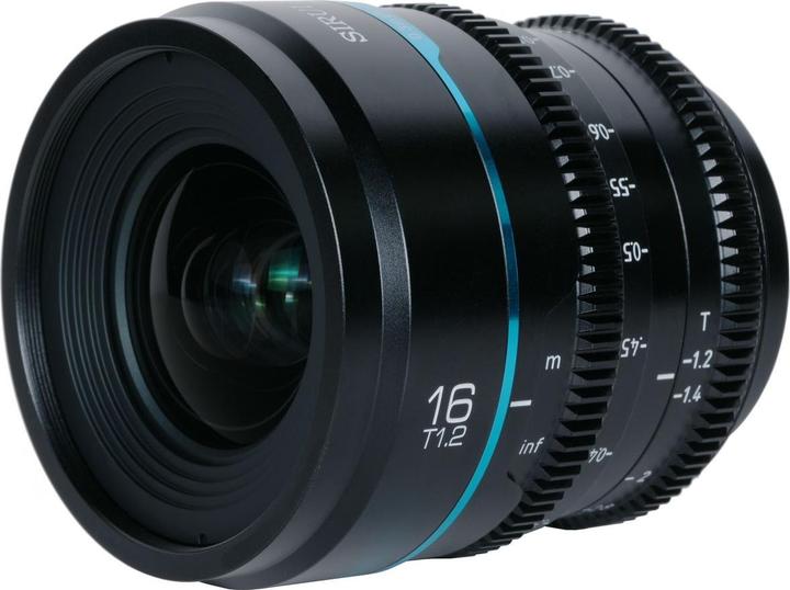 Produktbild Sirui Nightwalker Series 16mm T1.2 S35 Manual Focus Cine Lens (L Mount, Black) (L-Mount, APS-C / DX)