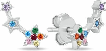 Produktbild Brilio Silver - Gold-plated earrings with pearls and zircons EA426Y