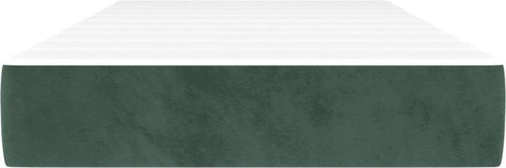 Actual product image vidaXL Taschenfederkernmatratze Dunkelgrün Samt (80 x 210 cm, Spring core)