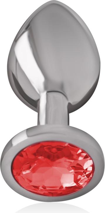 Intense Anal Plug Metal Red Size M