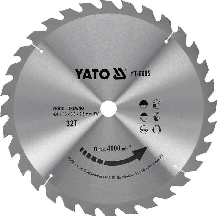 Immagine prodotto Yato LAMA TCT PER LEGNO 400X32TX30 MM