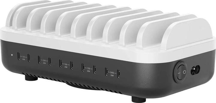 Actual product image Alogic Powerfin 10 Port USB-C Desktop (100 W, 10 ports)