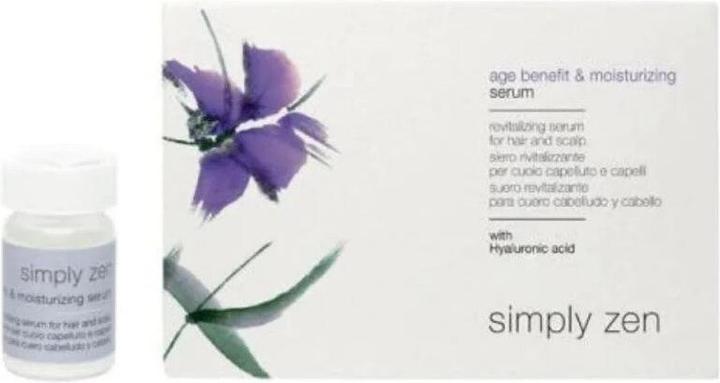 Produktbild Simply Zen Ser pentru par si scalp Age Benefit & Moisturizing, 12x5ml (60 ml)