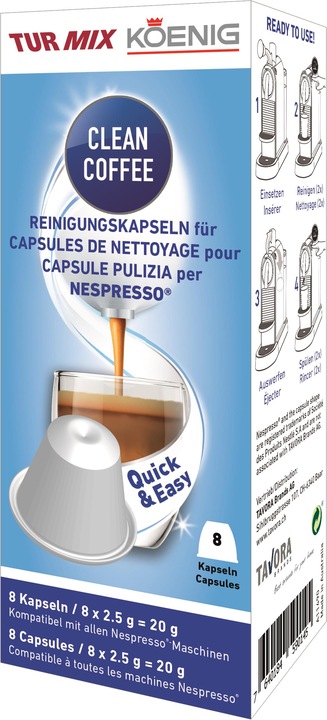 Turmix Clean Coffee pour machines Nespresso (20 ml)