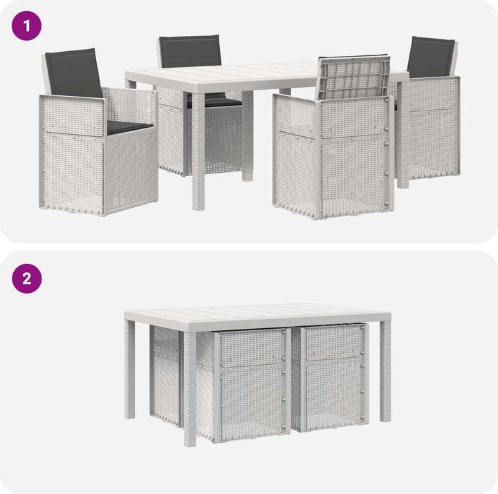 Produktbild vidaXL Modernes Esszimmer-Set