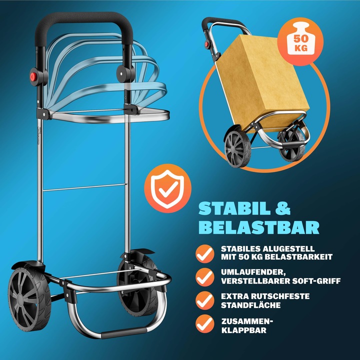 Produktbild Monzana 2in1 Einkaufstrolley