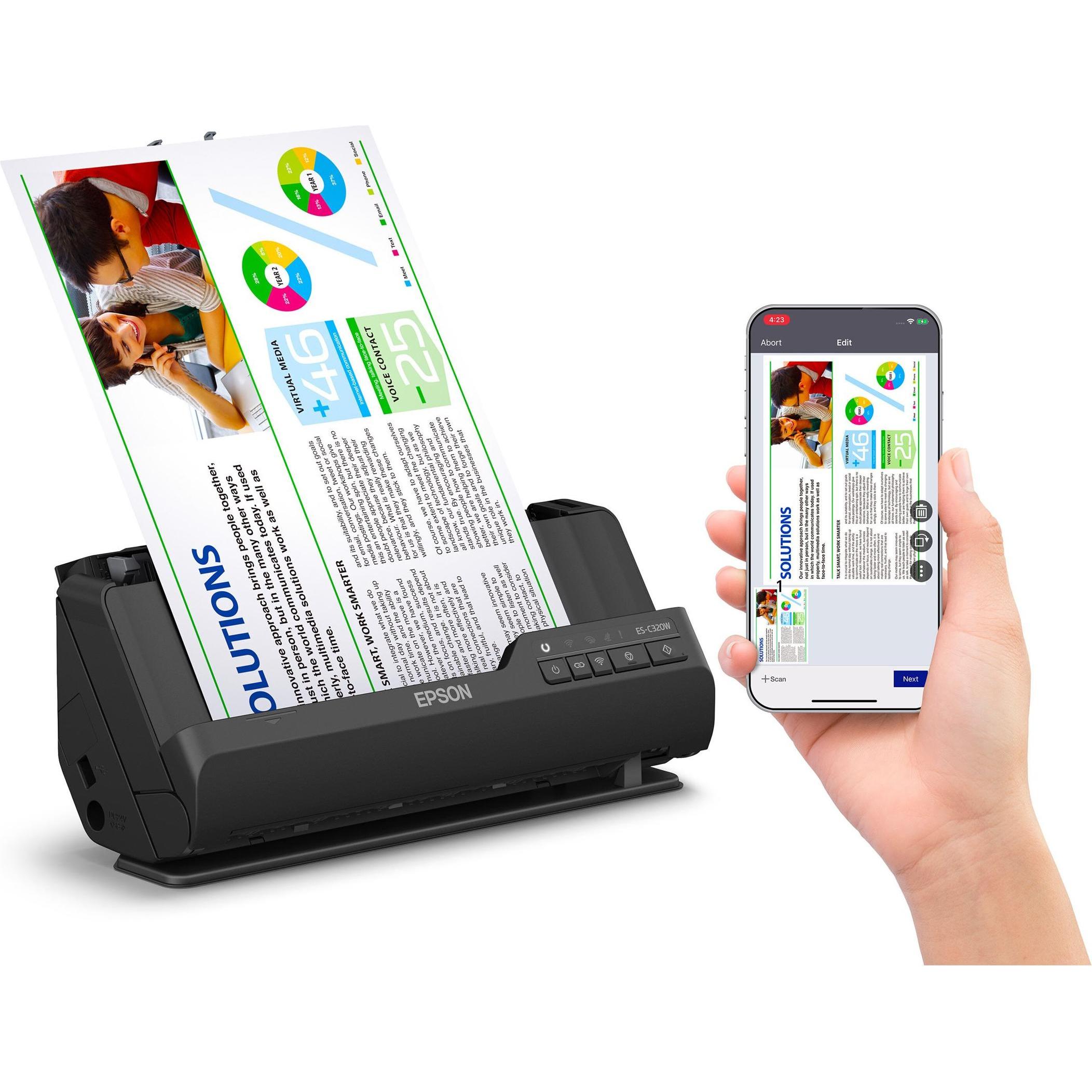 Thumbnail - Epson, Scanner, ES-C320W (WLAN, Bluetooth, USB)