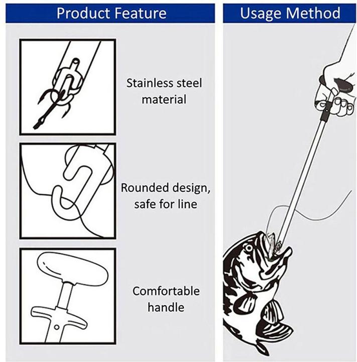 Produktbild König Design Hakenlöser Fischbetäuber Angelzubehör Angeln Fischtöter Hakenentferner Betäuber