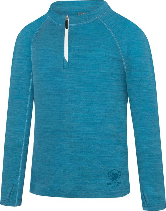 Produktbild Normani Kinder Merino Langarm mit 1/4 Zipper „Nyapari“ - 9545 (110, 116)
