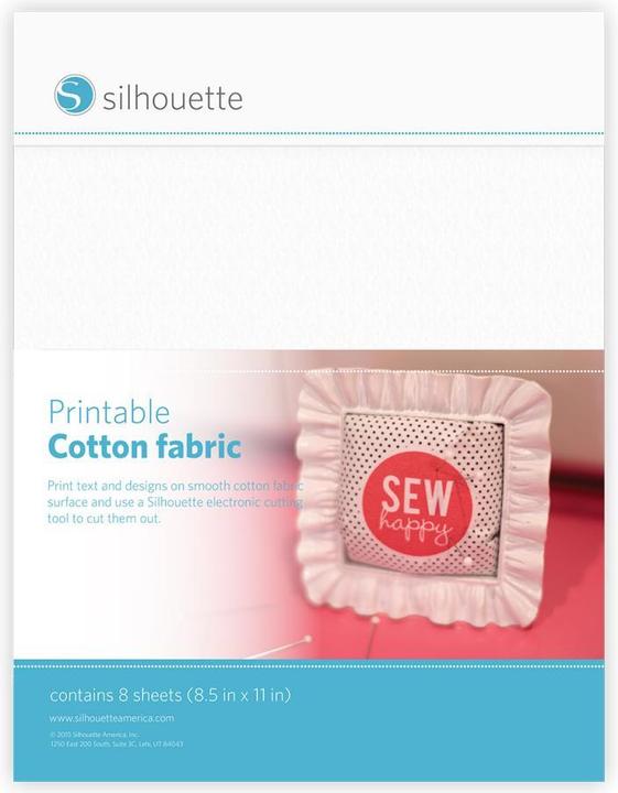 Image du produit Silhouette Tissu de coton imprimable