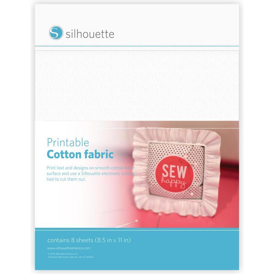 Silhouette Bedruckbarer Baumwollstoff