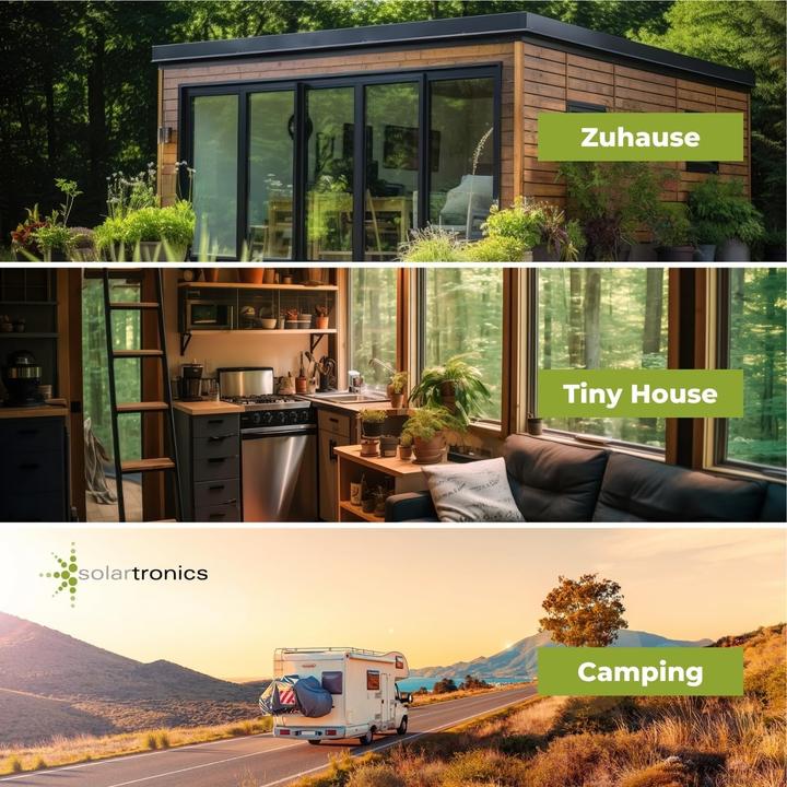 Produktbild Solartronics Spannungsomformer 2000W Pure Sinus 24V mit Display für LiFePO4 und Bleibatterien