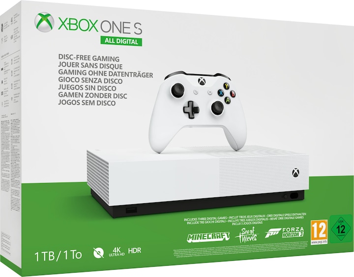 Produktbild Microsoft Xbox One S All Digital
