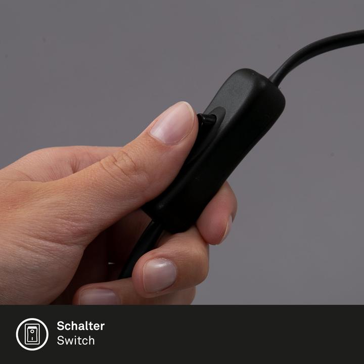 Image du produit Briloner Lampe à pince, noir, 1xLE27 / max. 10W excl. (E27)