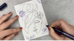 Actual product image Tombow OneLineArt Set, 9 pieces